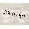 米軍 米陸軍デザートカラー色U.S. ARMYテープ