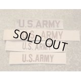 米軍 米陸軍デザートカラー色U.S. ARMYテープ