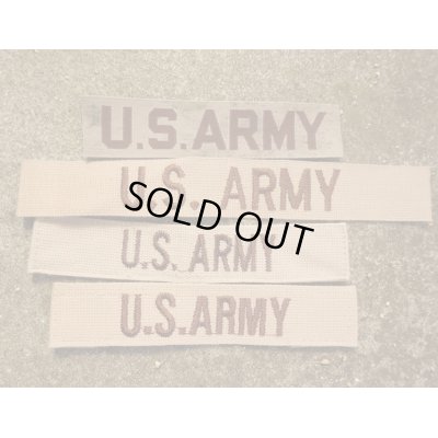 画像1: 米軍 米陸軍デザートカラー色U.S. ARMYテープ