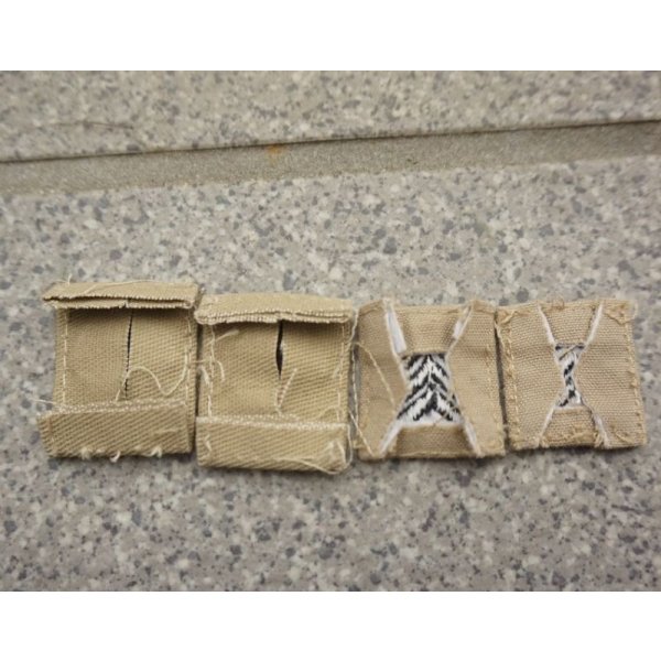 画像2: 米軍 米陸軍デザートカラー色 兵・下士官 階級章各種2枚セット