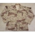 イラク軍6Cデザート迷彩ジャケットLARGE-LONG