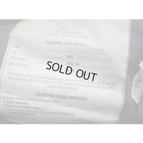 画像3: 米法執行機関放出MSAパラクレイトRBAV07ボディアーマー黒LARGE