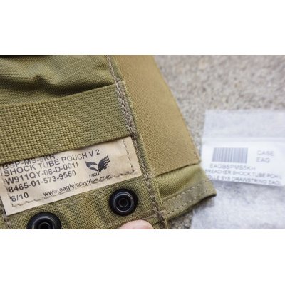 画像3: 米軍イーグルSFLCS V.2ショックチューブポーチ カーキ新品