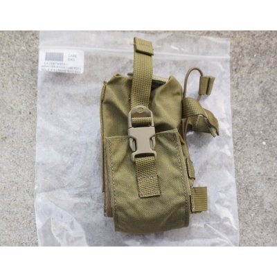 画像1: 米軍イーグルSFLCS V.2ショックチューブポーチ カーキ新品