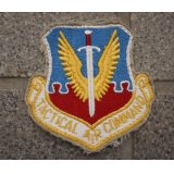 米軍 米空軍 戦術航空軍団フルカラー部隊章カットエッジタイプ新品