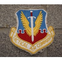 米軍 米空軍 戦術航空軍団フルカラー部隊章カットエッジタイプ新品