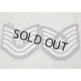 米軍 米空軍フルカラー技術軍曹 階級章2枚セット