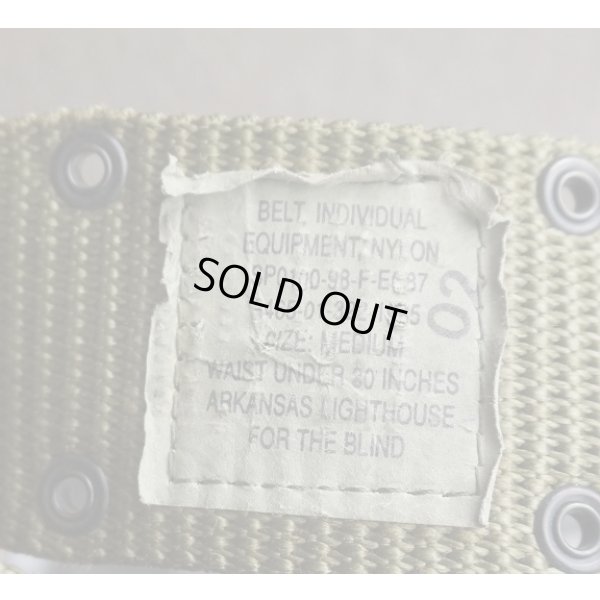 画像3: 米軍LC-2AピストルベルトOD MEDIUM