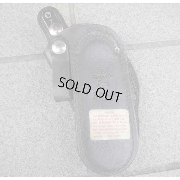 画像2: 米法執行機関放出TEX SHOEMAKER & SONS製3PLヒップホルスター3インチリボルバー用