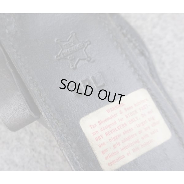 画像3: 米法執行機関放出TEX SHOEMAKER & SONS製3PLヒップホルスター3インチリボルバー用