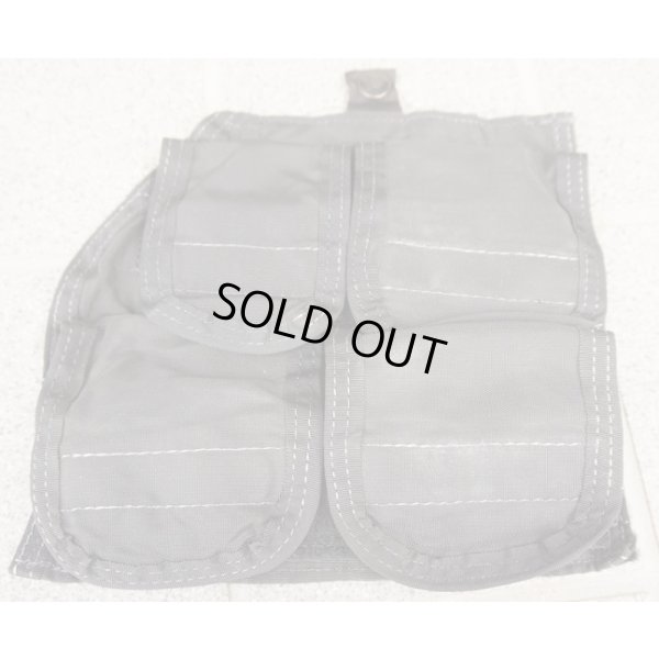 画像1: 米軍放出ABA製モジュラーベスト用ショットシェルパネル右側 黒 新品