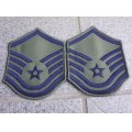 米軍 米空軍サブデュード一等軍曹 階級章2枚セット新品