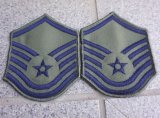 米軍 米空軍サブデュード一等軍曹 階級章2枚セット新品