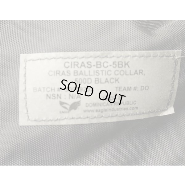 画像3: イーグルCIRAS用ネックアーマーカバー黒(500Dナイロン製)新品
