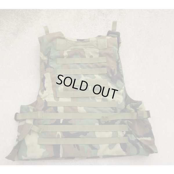 画像2: 米軍ポイントブランクFSBE AAVボディアーマー ウッドランド迷彩 初期型X-LARGE