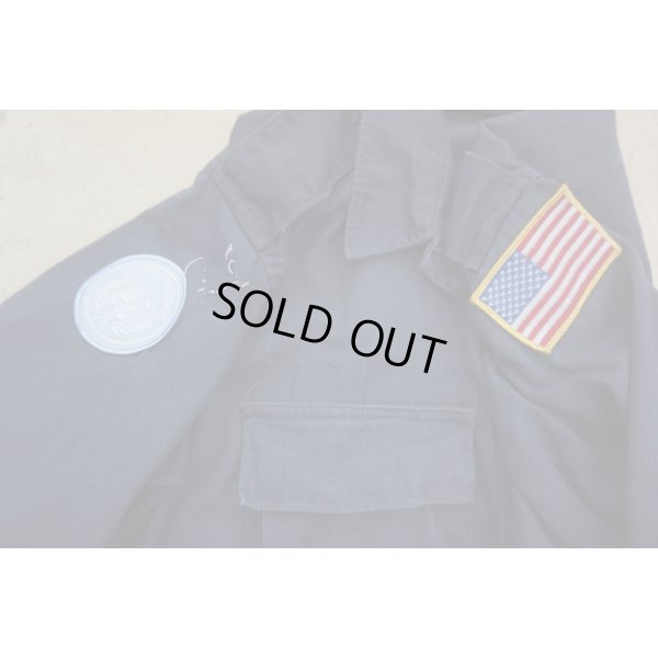 画像3: 米軍放出プロパーBDUシャツ濃紺MEDIUM-LONG国連派遣部隊文民着用?