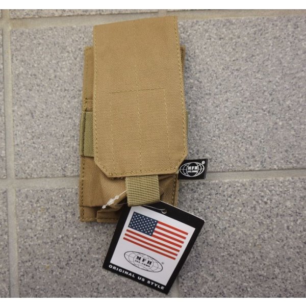 画像1: MFH製シングルマガジンポーチCT(コヨーテタン)新品