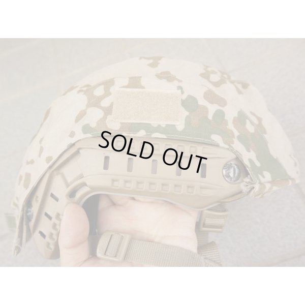 画像2: ドイツ連邦軍(ドイツ軍)OPS-CORE FAST用ヴィステン(デザートフレクター)迷彩ヘルメットカバー