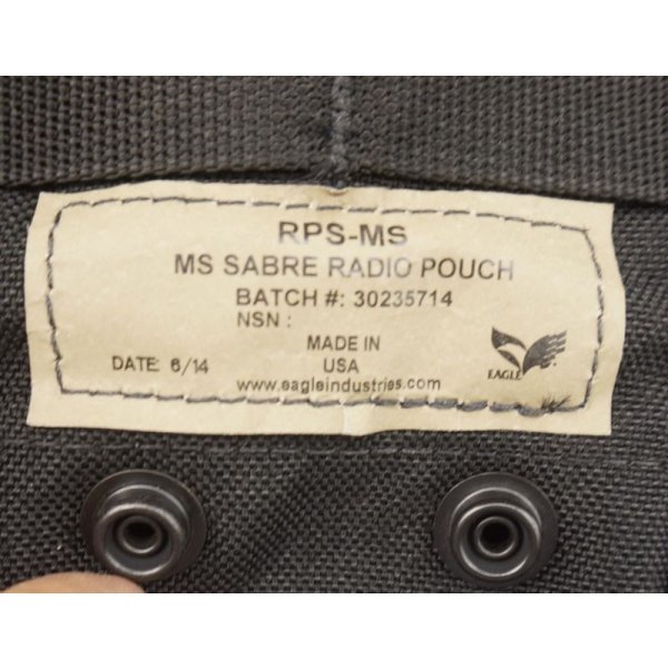 画像3: イーグル モトローラSABREラジオポーチ黒 新品