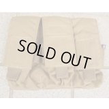 米軍放出LBT-9010CトリプルマガジンポーチCB(コヨーテブラウン)後期型(500Dナイロン製)新品