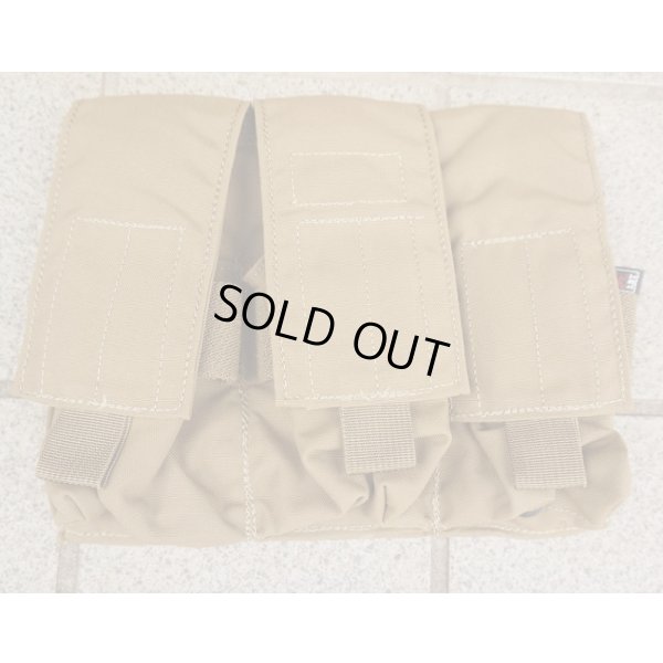 画像1: 米軍放出LBT-9010CトリプルマガジンポーチCB(コヨーテブラウン)後期型(500Dナイロン製)新品