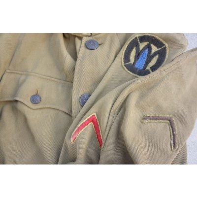画像3: 第一次世界大戦 米軍M1912夏季制服ジャケット第89歩兵師団二等兵パッチ付き