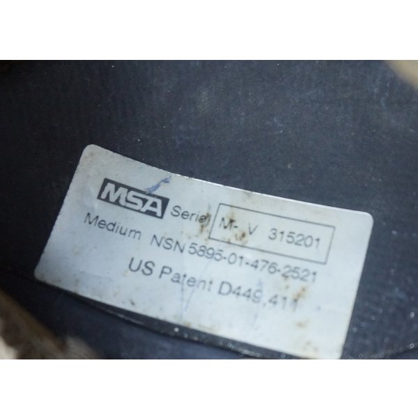 画像7: 英軍放出MSA製MICH-2000ヘルメット黒MEDIUM IDパッチ・DBT製コヨーテタンカバー付き
