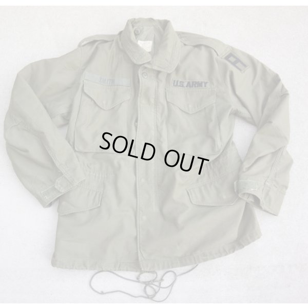 画像1: 米軍MACV・第1米陸軍パッチ付きM65フィールドジャケット2ndタイプ（アルミジッパータイプ）SMALL-SHORT