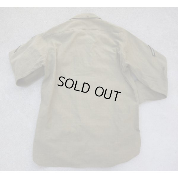 画像2: 第二次世界大戦 米軍M42マスタードシャツ後期型15 1/2 x 33第77歩兵師団二等兵着用品