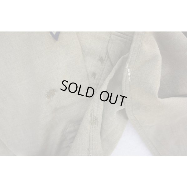 画像5: 第二次世界大戦 米軍M42マスタードシャツ後期型15 1/2 x 33第77歩兵師団二等兵着用品