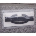 米軍 米陸軍 金属製戦闘歩兵章 黒 新品