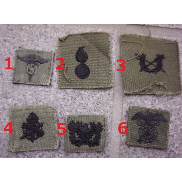 画像1: 米軍 米陸軍サブデュード 兵科章 各種