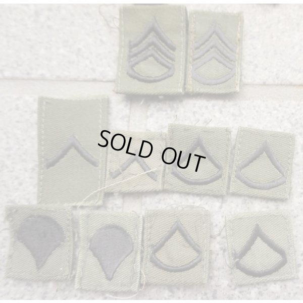 画像2: 米軍 米陸軍サブデュード兵・下士官階級章各種2枚セット