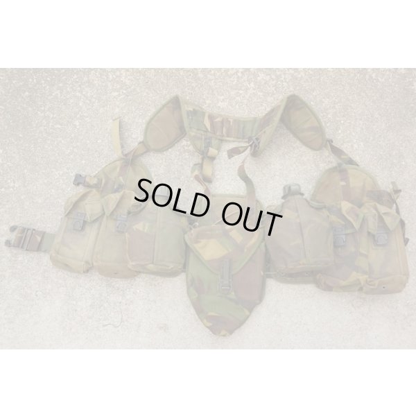 画像1: オランダ軍DPM迷彩アリスクリップ式アサルトベストLARGEポーチ7個付き