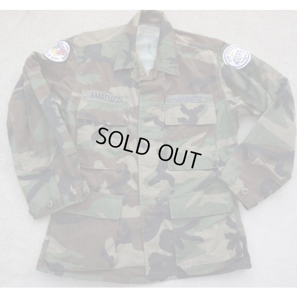 画像1: AFJROTC使用ウッドランド迷彩BDUジャケットX-SMALL-X-SHORT