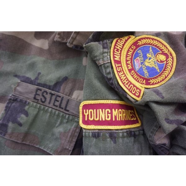 画像4: ヤングマリーンズ使用カモディストリビューターズ製ウッドランド迷彩BDUジャケットSMALL-REGULAR