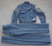 ミズーリ軍事学校テーラーメイド品アイクジャケット型制服上下セット