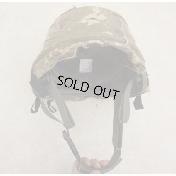 画像2: イタリア軍SISTEMA COMPOSITI製PASGT型ヘルメットLARGE Vegetato迷彩ヘルメットカバー付き