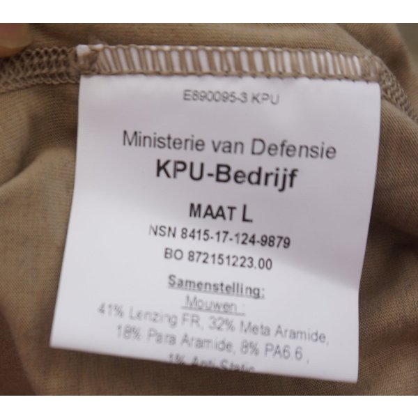 画像3: オランダ軍 海兵隊ウッドランド迷彩コンバットシャツLARGE