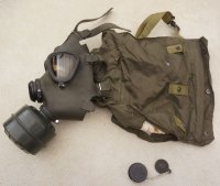 イラク軍M85ガスマスク ガスマスクバッグ付きサイズIII