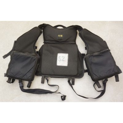 画像3: 米軍放出LBT-1620A-R(RH)フローテーションベスト黒 金タグロット品