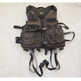 米軍放出LBT-1620A-R(RH)フローテーションベスト黒 金タグロット品