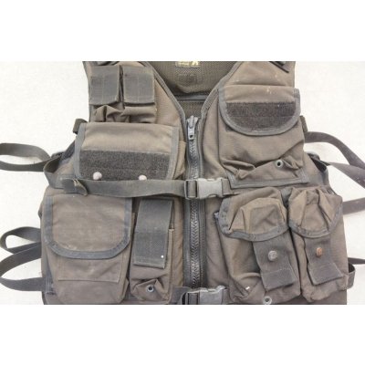 画像4: 米軍放出LBT-1620A-R(RH)フローテーションベスト黒 金タグロット品