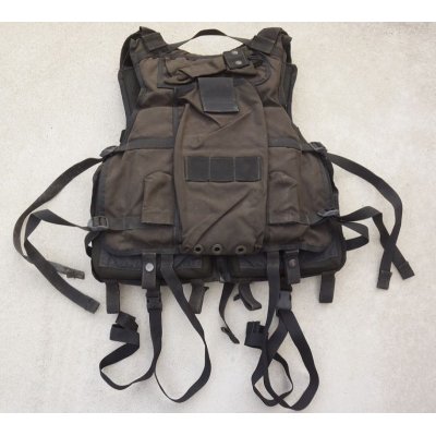 画像2: 米軍放出LBT-1620A-R(RH)フローテーションベスト黒 金タグロット品