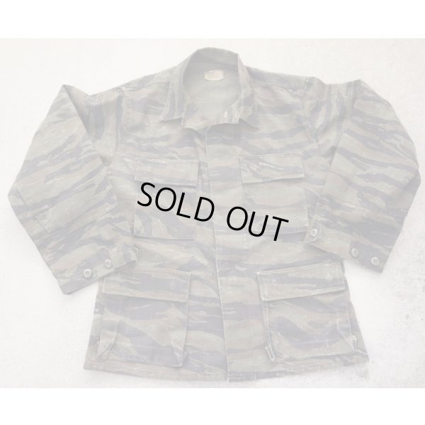 画像1: 米軍放出VITIN GARMENT製USタイガーストライプ迷彩BDUジャケットSMALL-REGULAR