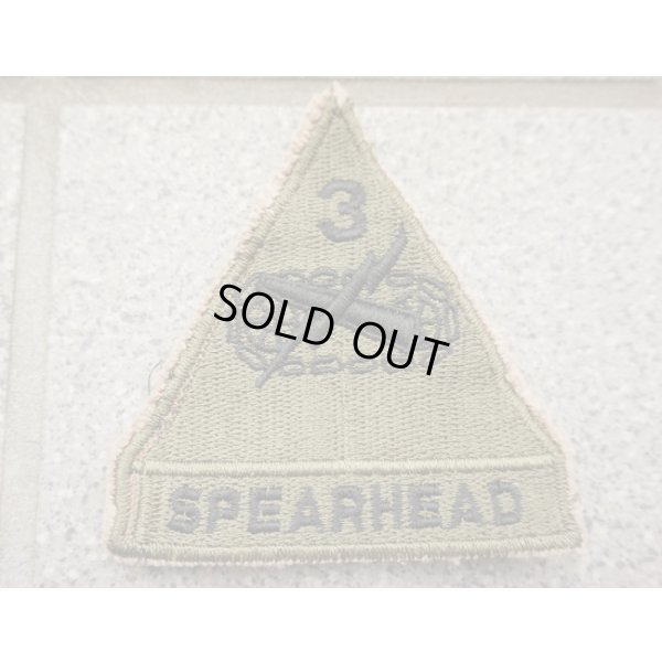 画像1: 米軍 米陸軍第3機甲師団サブデュード部隊章カットエッジタイプ