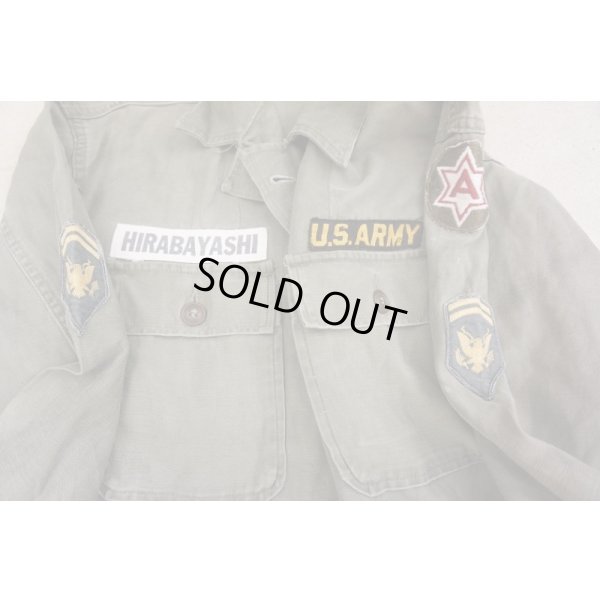 画像3: 米軍OG-107ユーティリティシャツ1stタイプ第6米陸軍日系人着用品