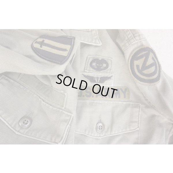 画像5: 米軍OG-107ユーティリティシャツ4thタイプ第102陸軍予備役司令部大佐着用品