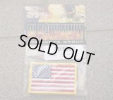 米軍放出ブラックホーク ベルクロ付き星条旗フラッグパッチ フルカラー品 新品