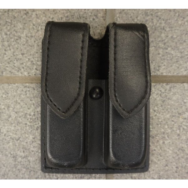画像1:  米法執行機関放出サファリランド77デューティダブルピストルマガジンポーチ グロック17・グロック22用